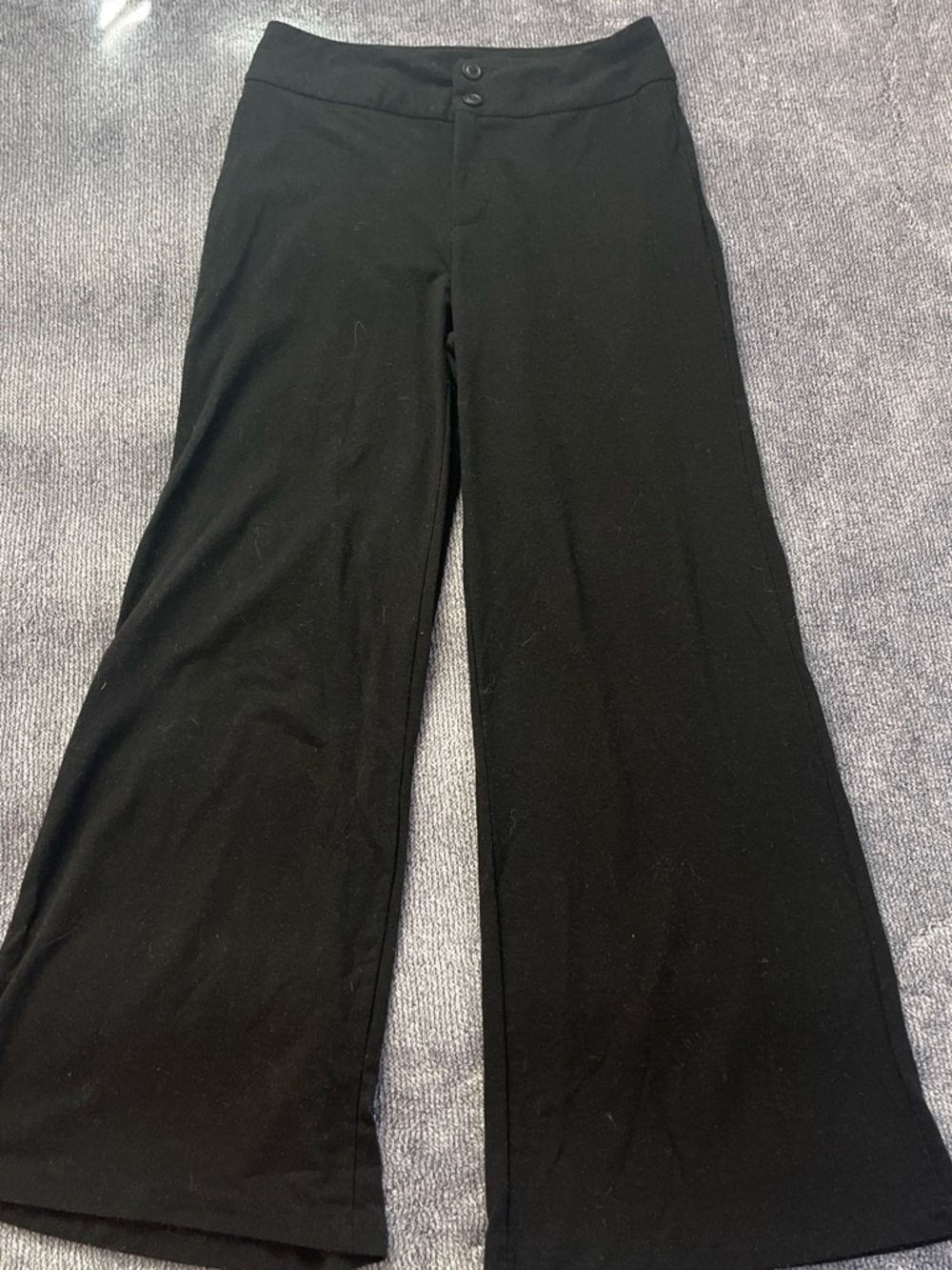 SHEIN Black Wide Leg High Waist Trousers